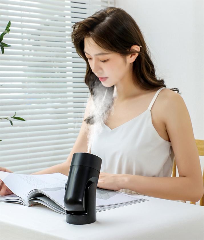 Portable Mini Humidifier With Swivel Function Perfect for Home and Car Use