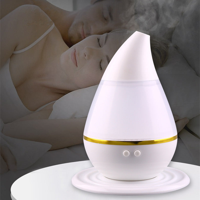 Portable Mini Humidifier White Colour With Colorful Gradient Lighting