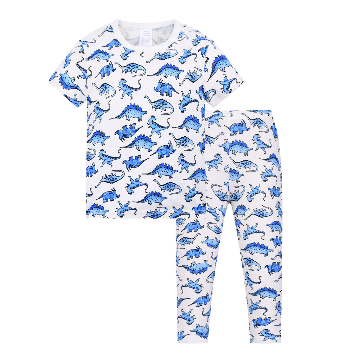 Dinosaur print pajamas for children