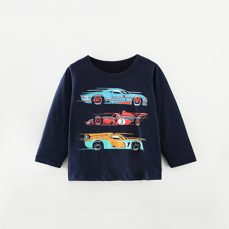 Toddler Boys Car Print Sweatshirt