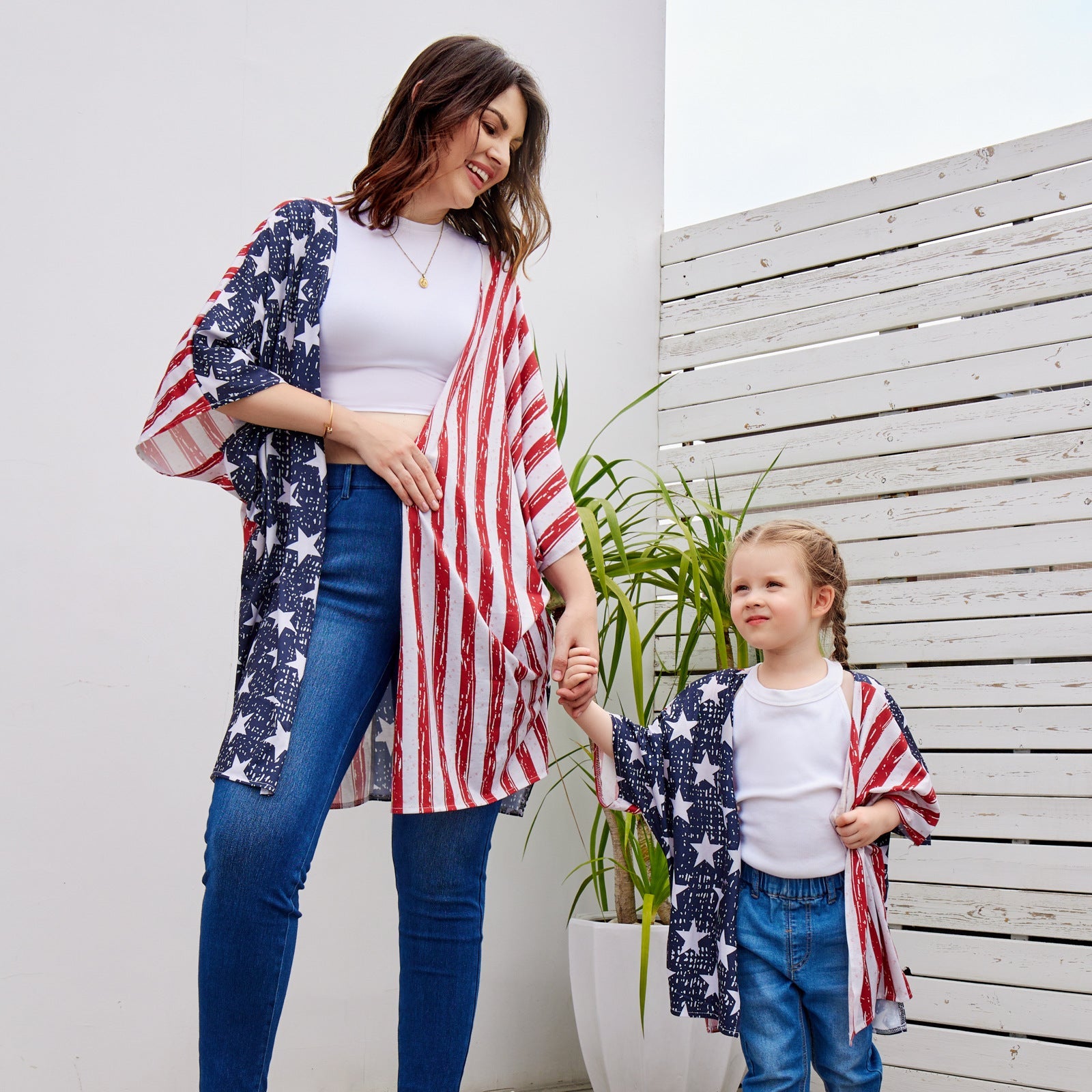 Mom and Me Independence Day Top