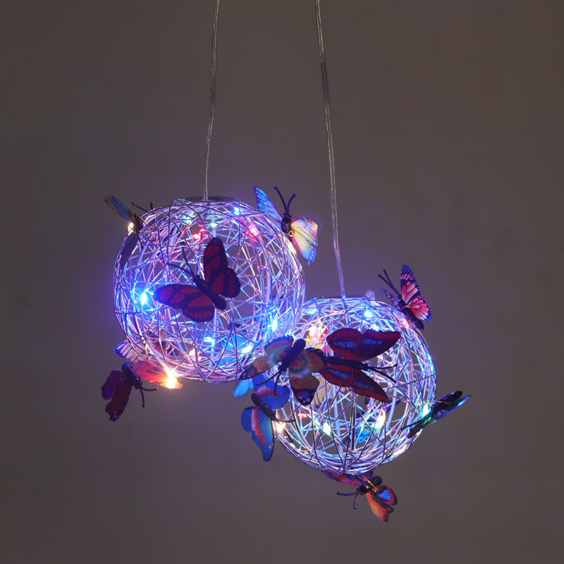 Colorful Butterfly Outdoor Light Hanging Solar Lights