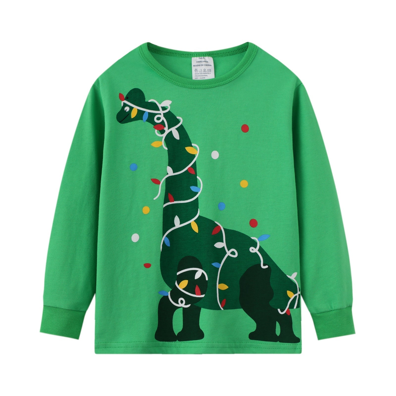 Cute Dinosaurs Print Christmas Family Pajamas Set