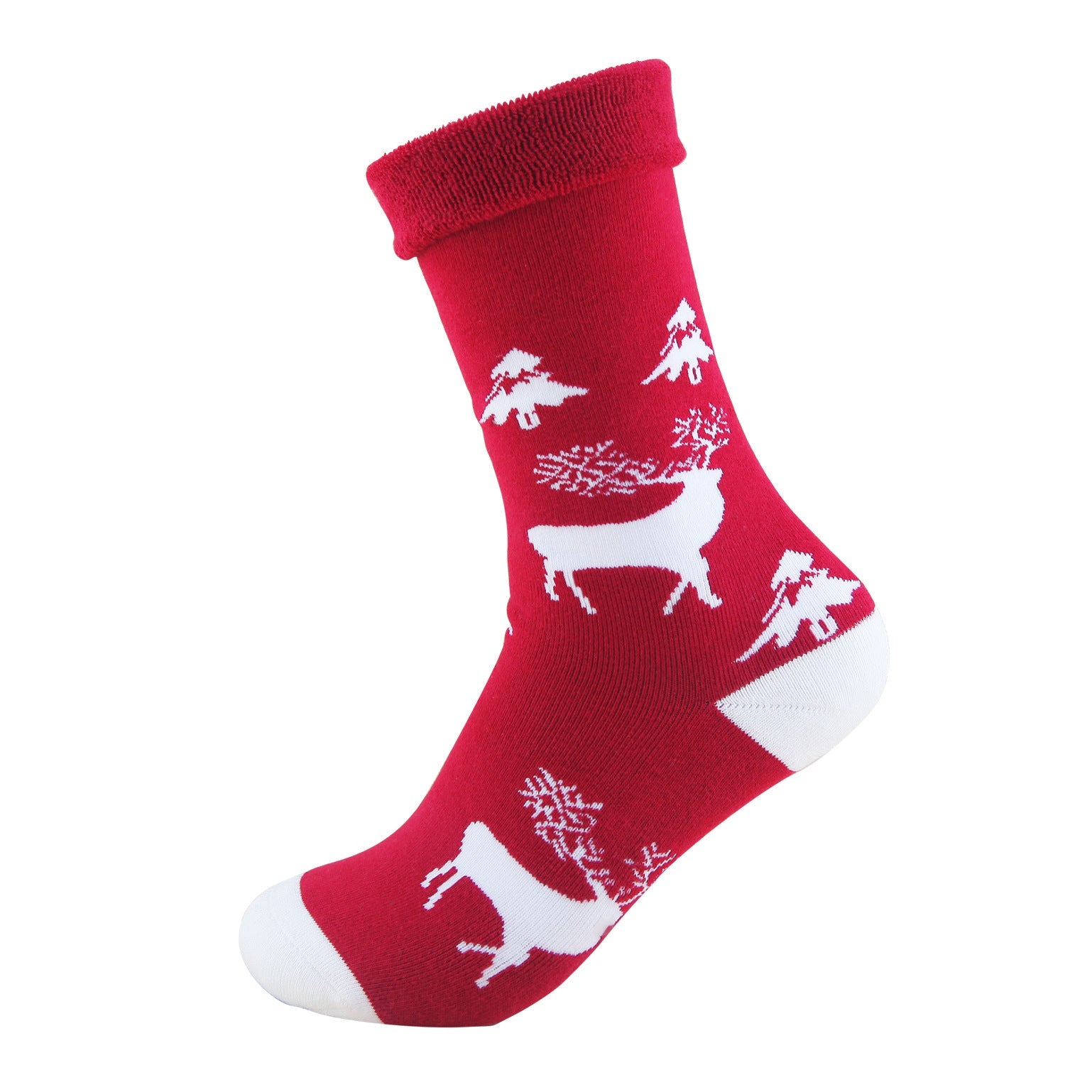 Christmas Socks Mid Calf Floor Socks