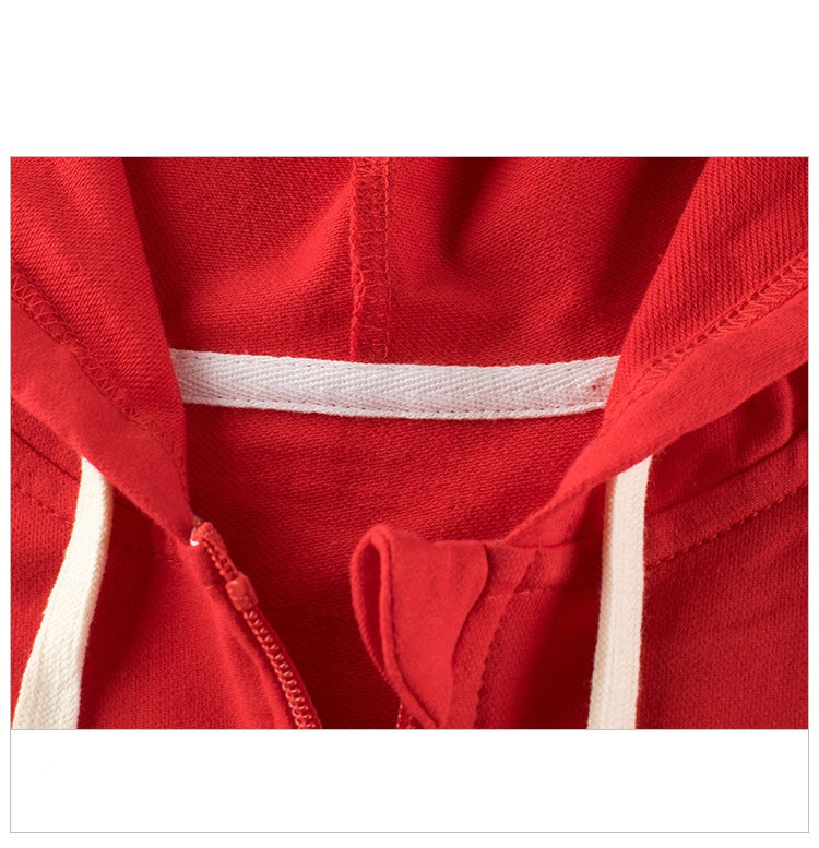 Toddler Girls Patched Kangaroo Pocket 100% Cotton Sweatshirt