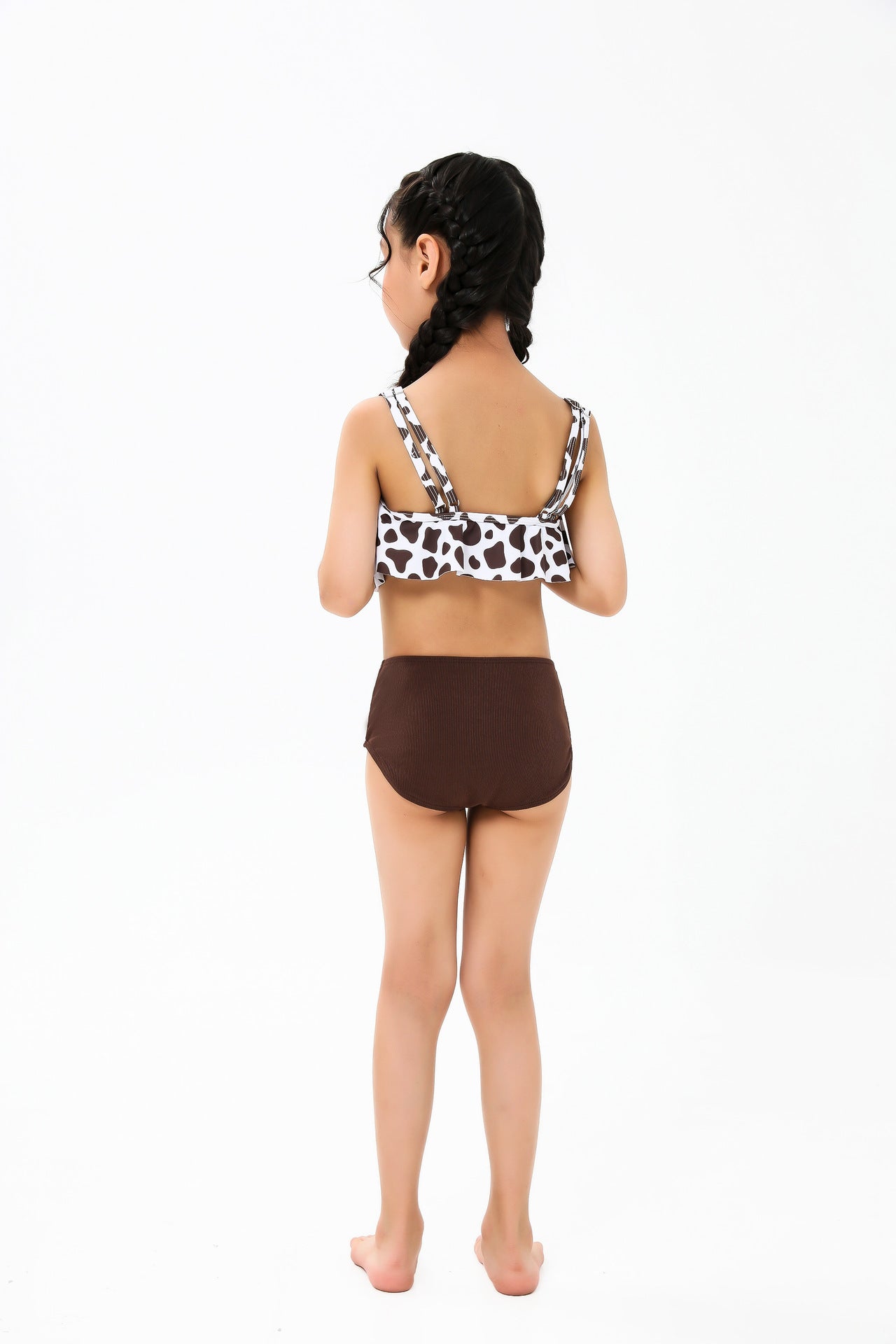 Leopard Print Matching Swimsuits For Mom and Daughter