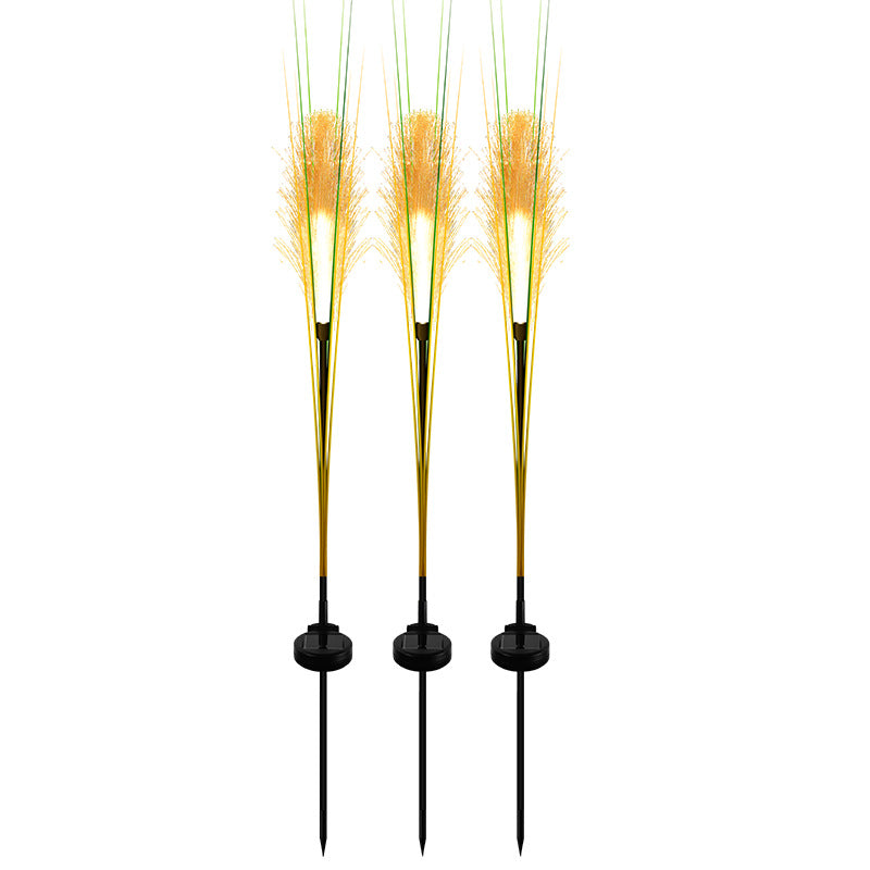 2 Pack Solar Reed Outdoor LED Waterproof Garden Stake Lights
