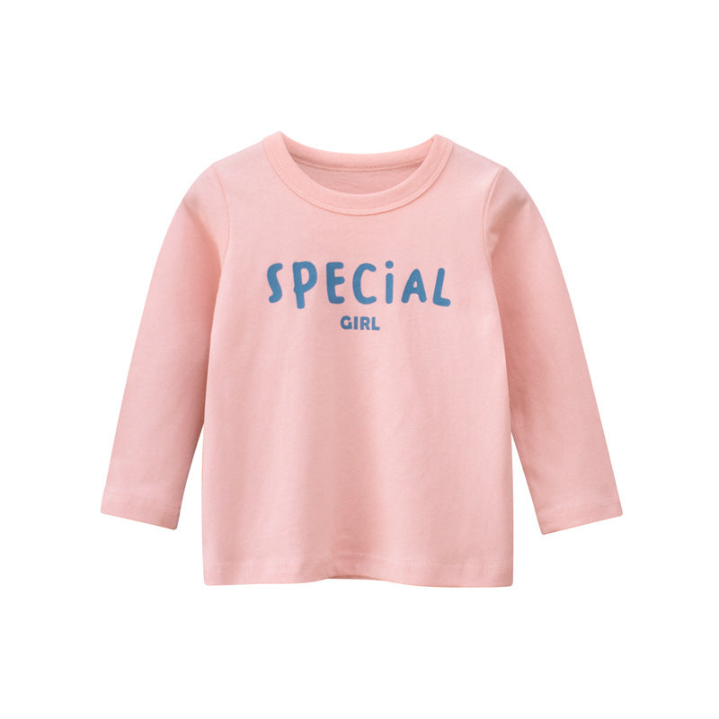 Toddler Girls Letter Print Tee and Pants