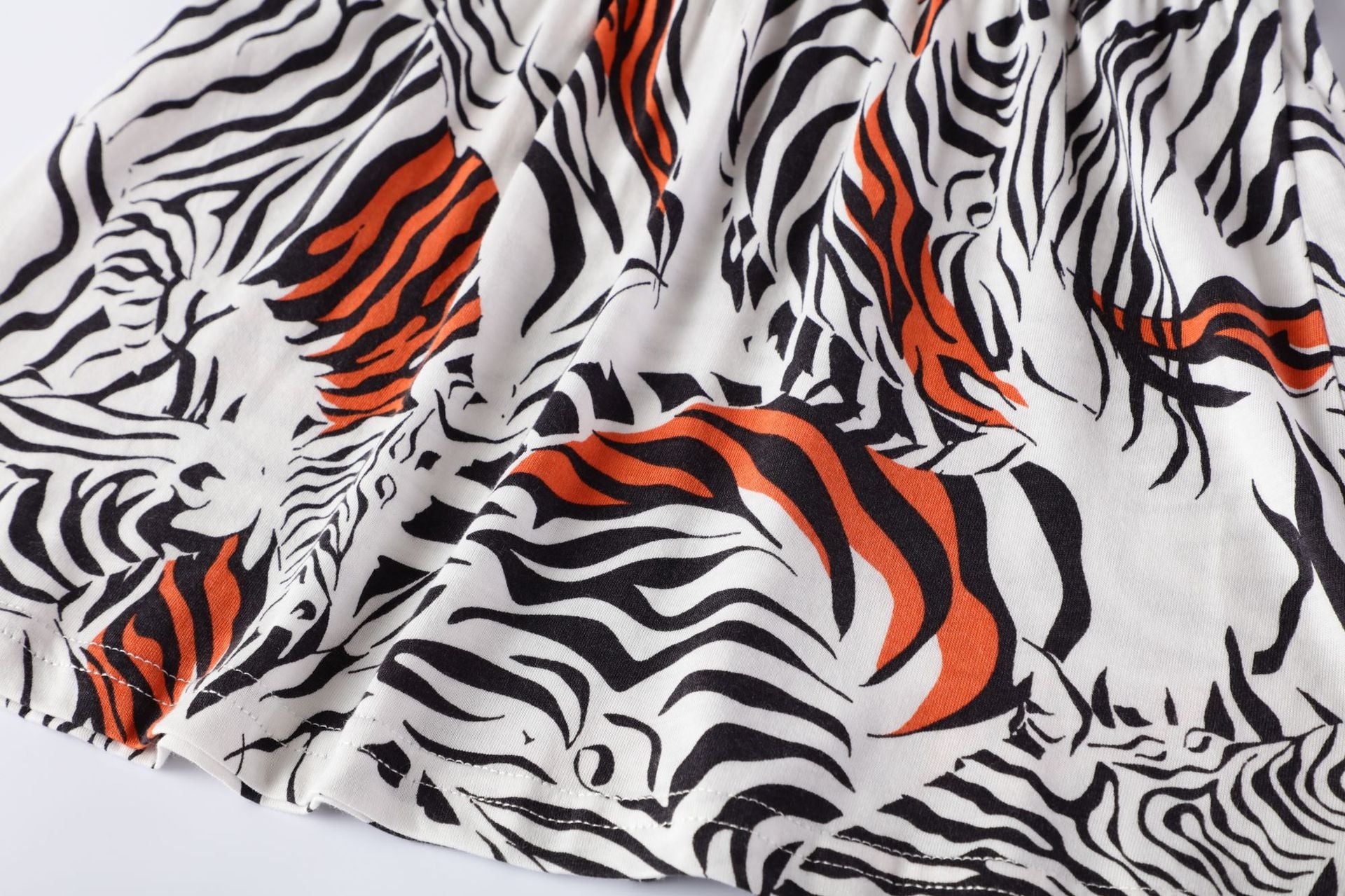 Girls' Leopard Print Cotton Dress