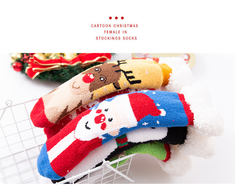 Christmas Sleeping Socks Thick And Warm