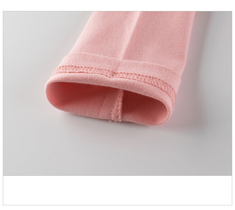 Toddler Girls Bear Print 100% Cotton Long Sleeve Tee and Sweatpants