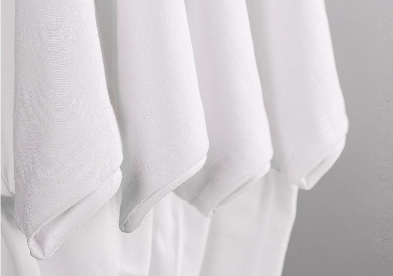 4 Cats 'Meowy Chirstmas' Pattern Family Christmas Matching Pajamas Tops Cute White Short Sleeve T-shirts With Dog Bandana