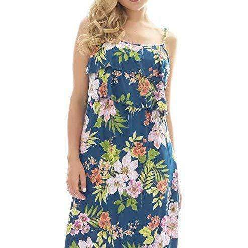 Sassy Floral Print Sleeveless Nursing Dress