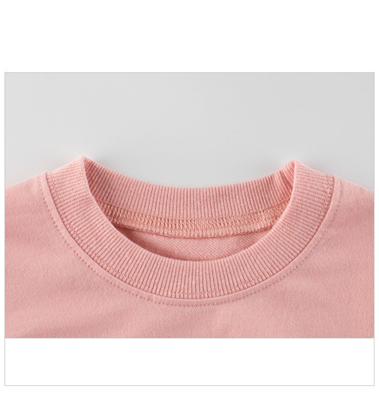 Toddler Girls Tomato Print 100% Cotton Sweatshirt