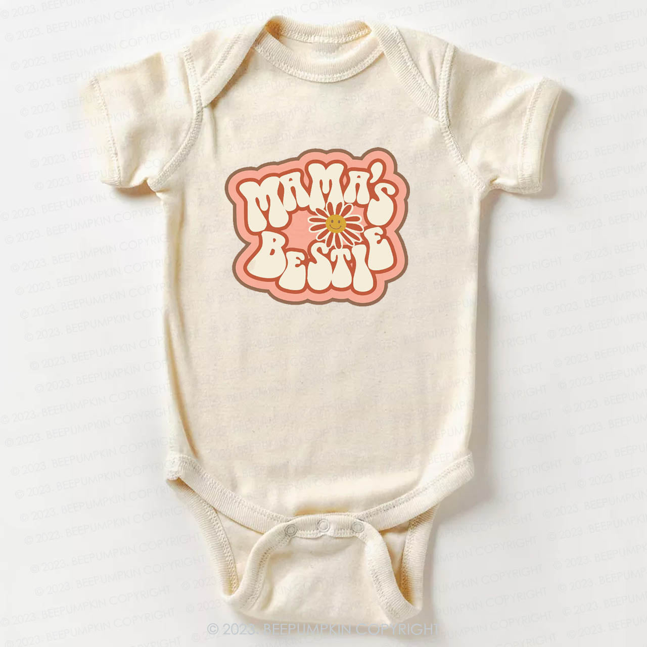 Mama's Bestie Sunflower Bodysuit For Baby