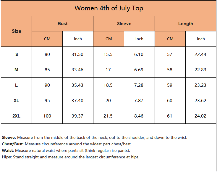 Women 4th Of July Top
