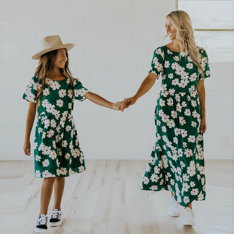 Mom and Me Matching Dresses New Look Bohemian Casual Dress