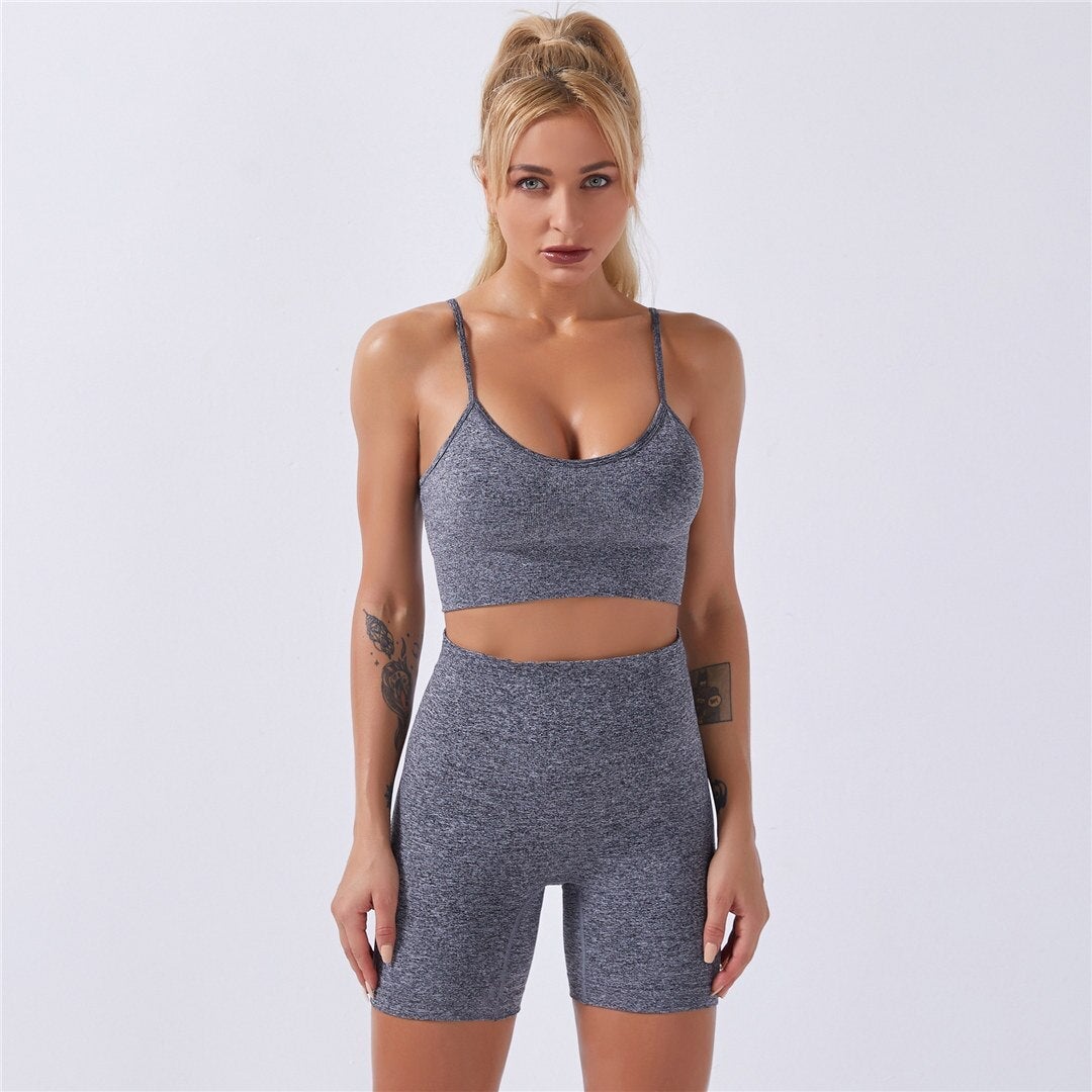 Committed Sport Bra & Shorts Set
