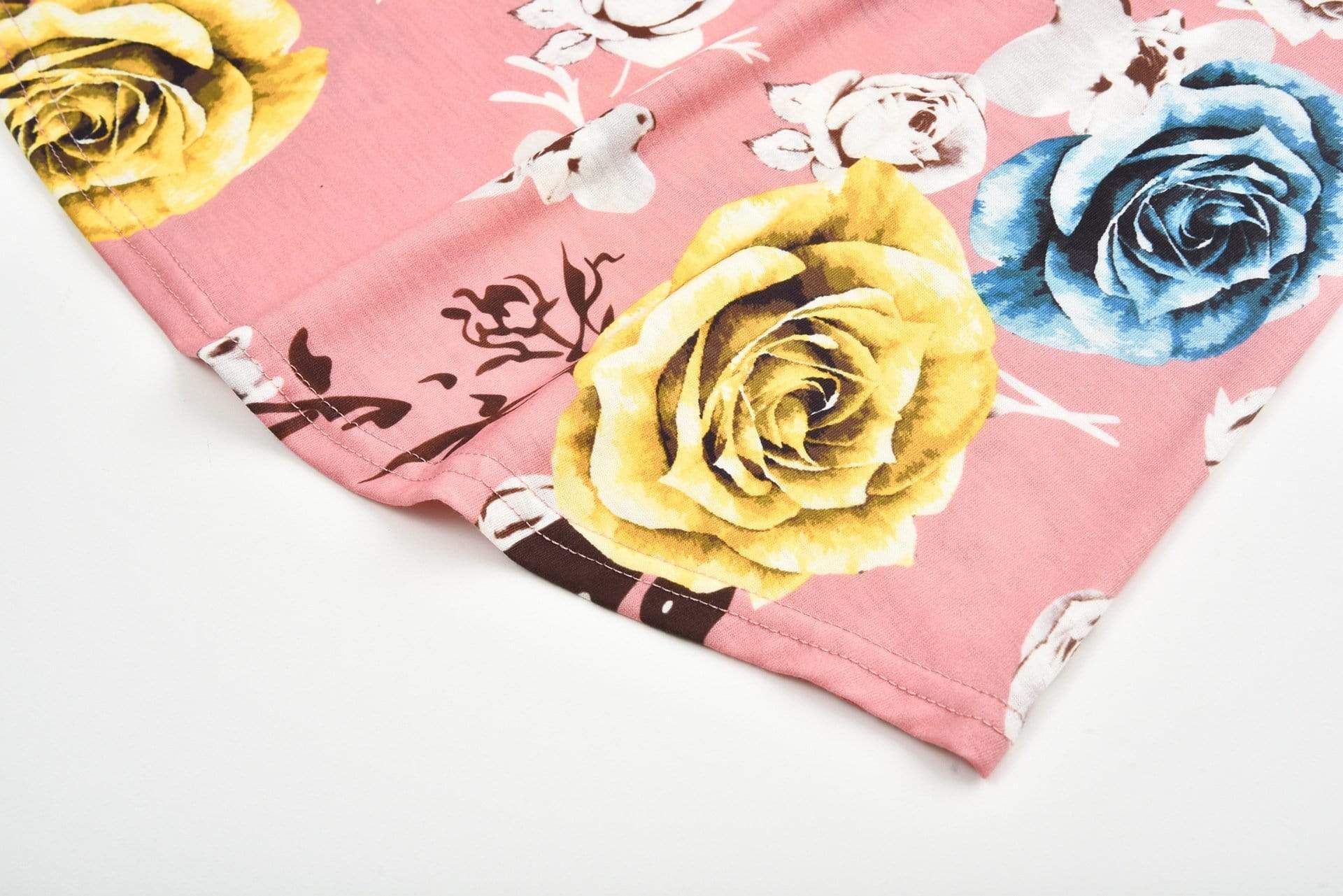 Pretty Floral Print Long-sleeve Nursing Tee
