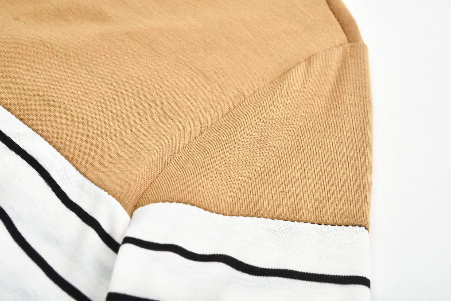 Casual Striped Long-sleeve Nursing Top