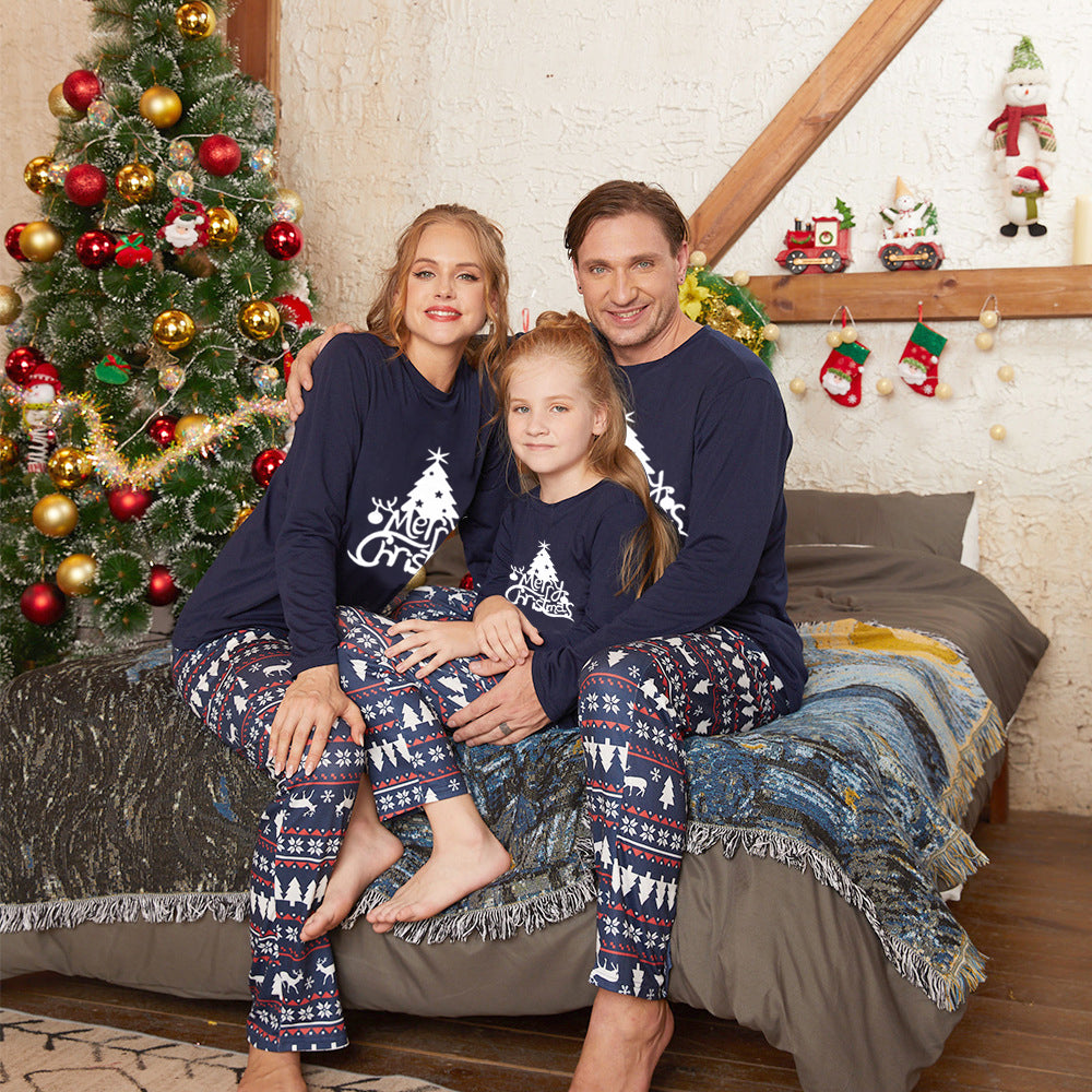 Merry Christmas Matching Family Pajamas Including Dog