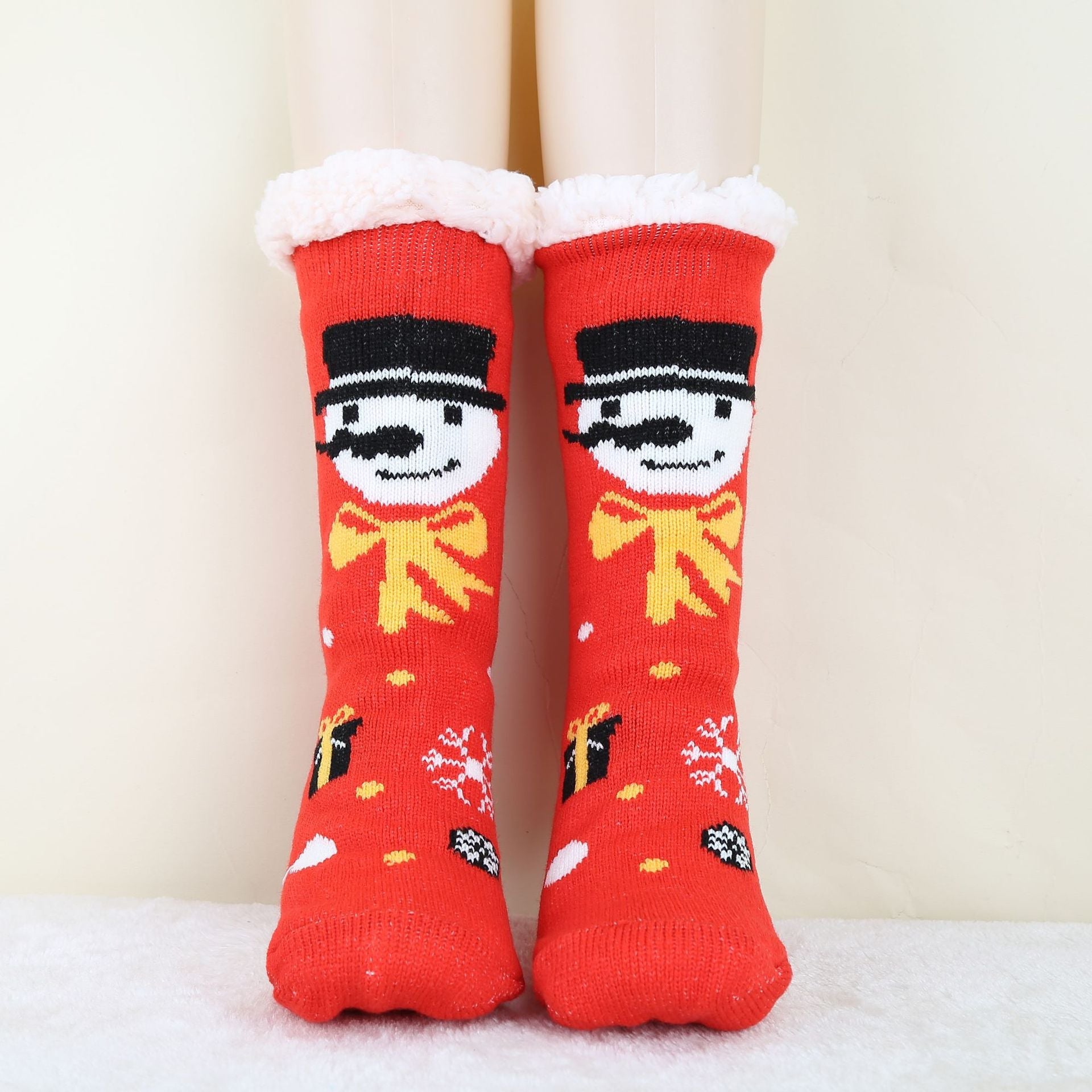Christmas Fashion Winter Thick Warm Home Textile Indoor Floor Socks
