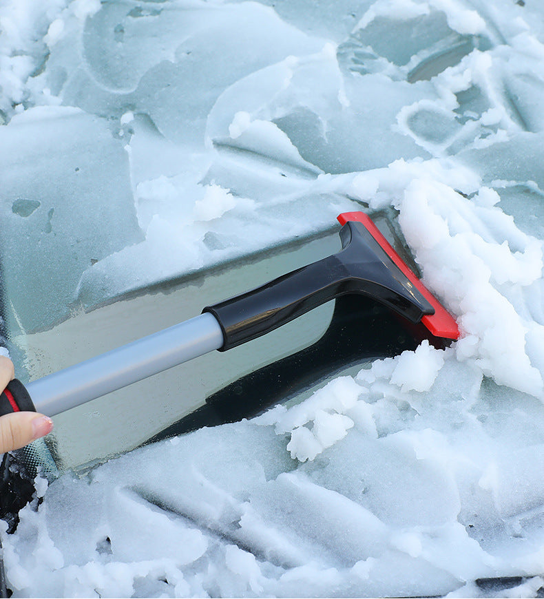 Versatile Car Snow Shovel Telescopic Aluminum Alloy for Easy Snow and Ice Removal