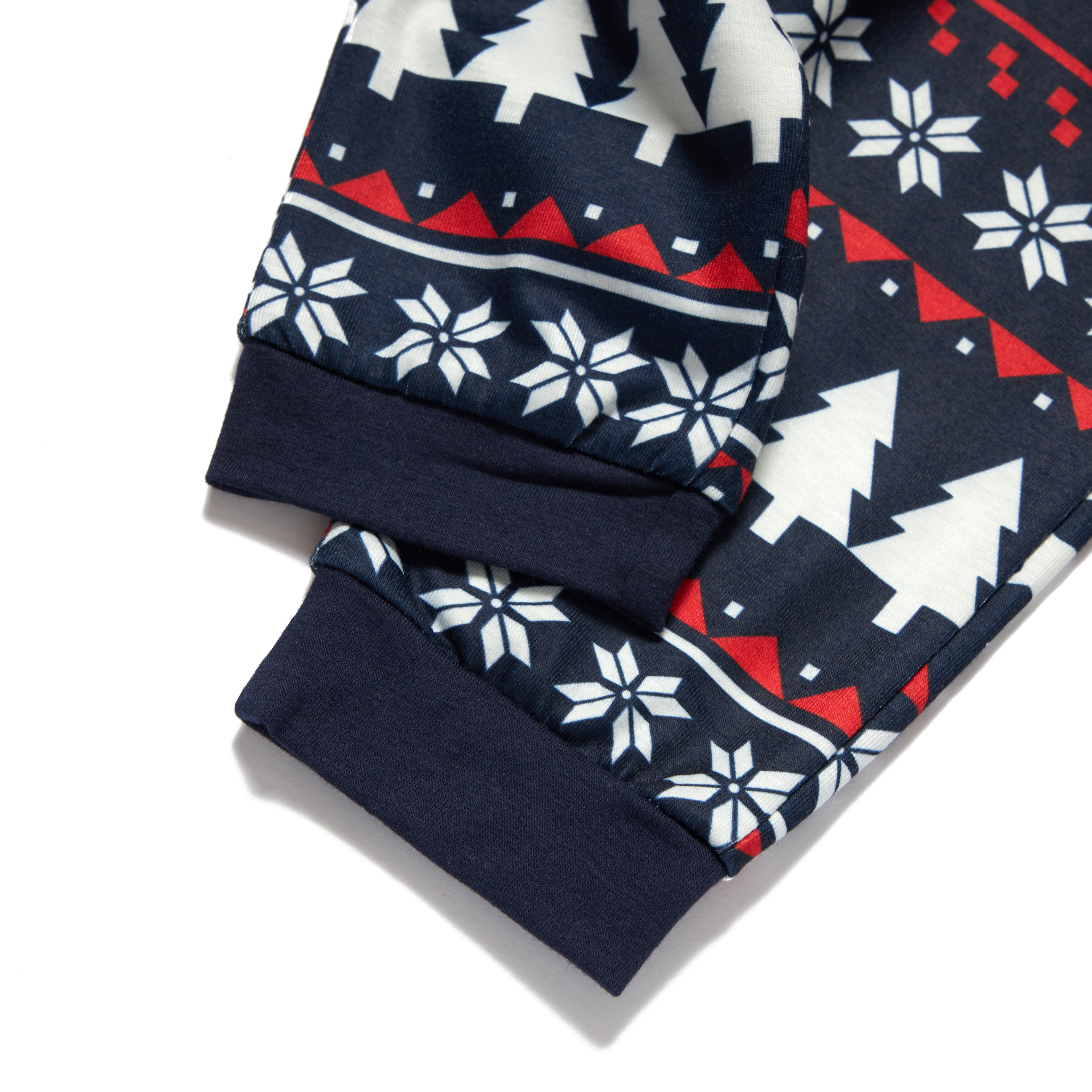 Merry Christmas Cute Deer Print Matching Family Pajamas Including Dog