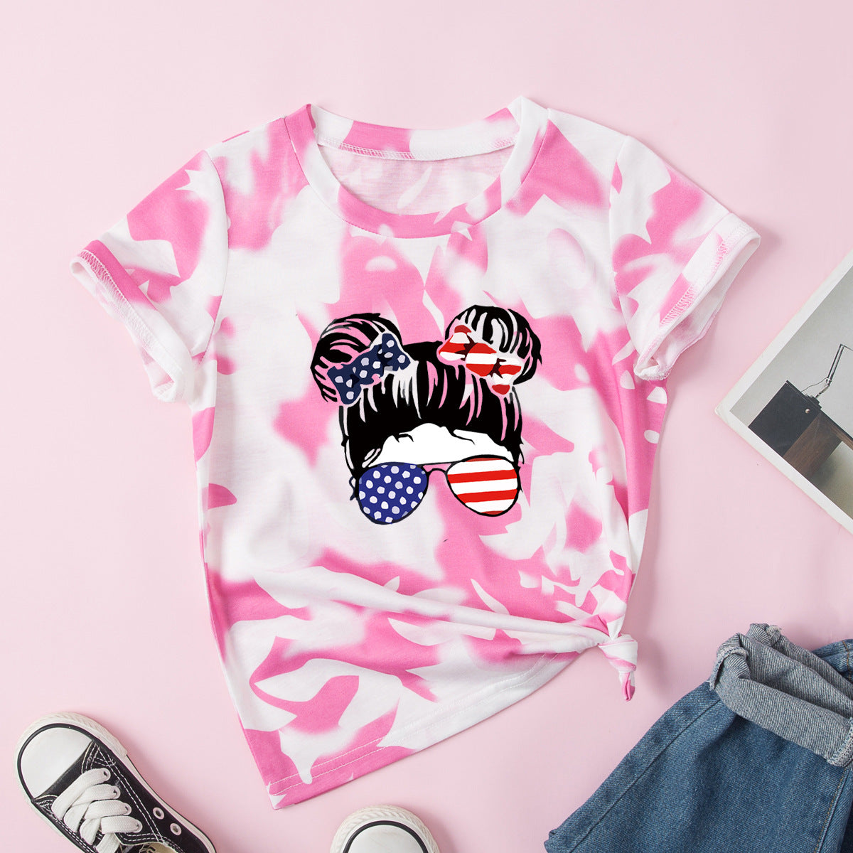 Mommy and Me Independence Day Short-sleeve Tee