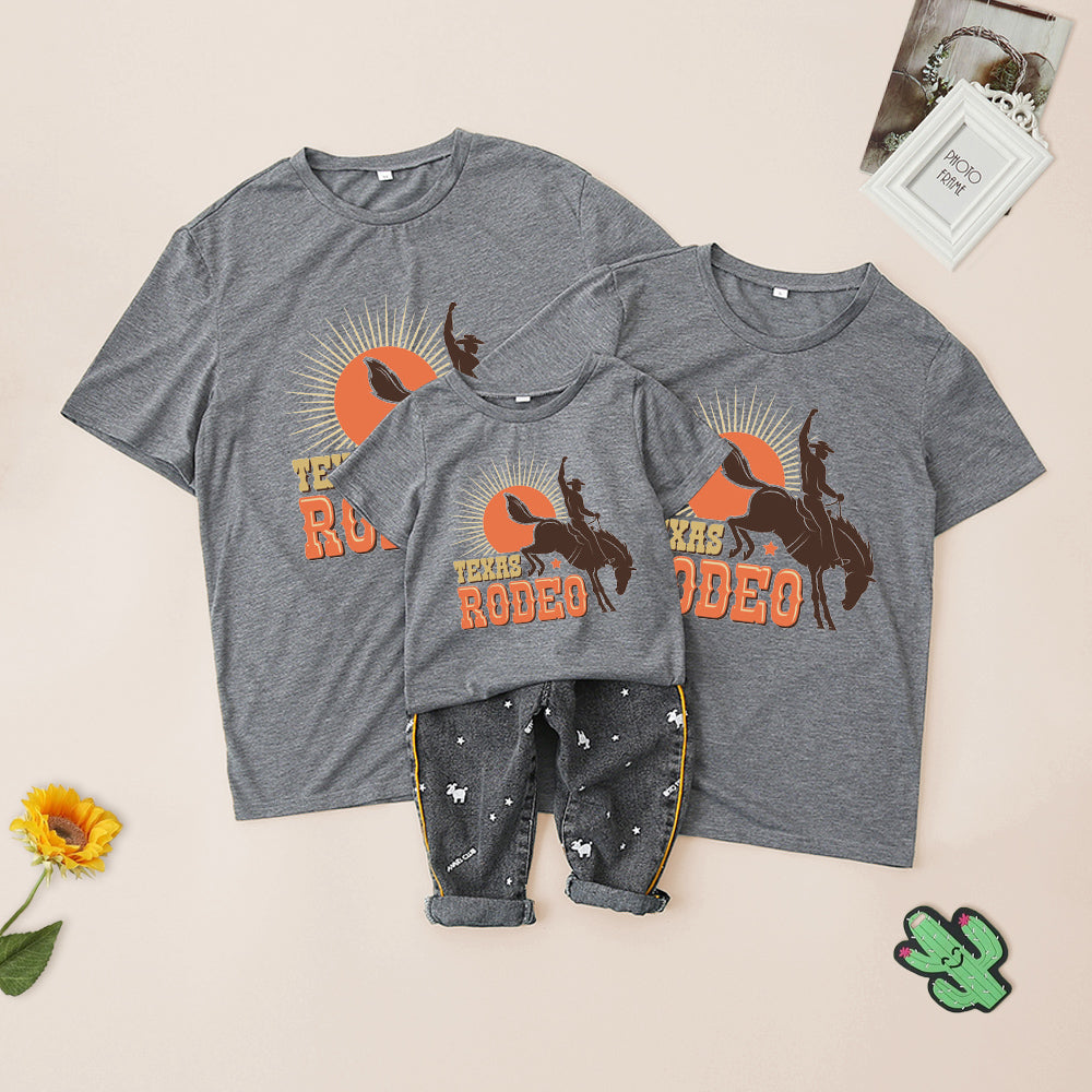 Family Matching Clothes Parent-Child Short Sleeve T-shirt