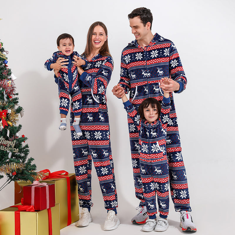 Christmas Family Matching Onesies Flannel Pajamas Sets
