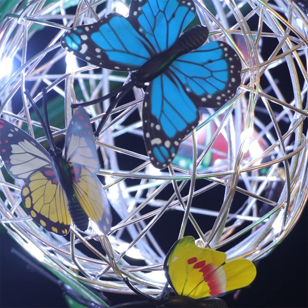 Colorful Butterfly Outdoor Light Hanging Solar Lights