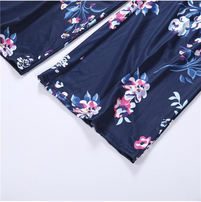 Self Tie Floral Sleeveless Matching Jumpsuits (2531426336852)