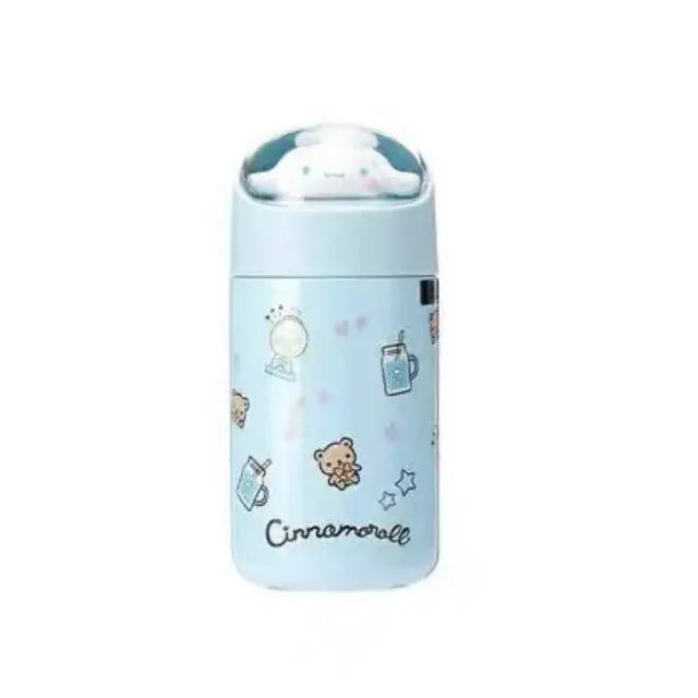 Kawaii Sanrio Cartoon HelloKitty Kids Thermos Cup Stainless Steel Kuromi My Melody Insulated Tumbler Thermal Water Bottle Gift