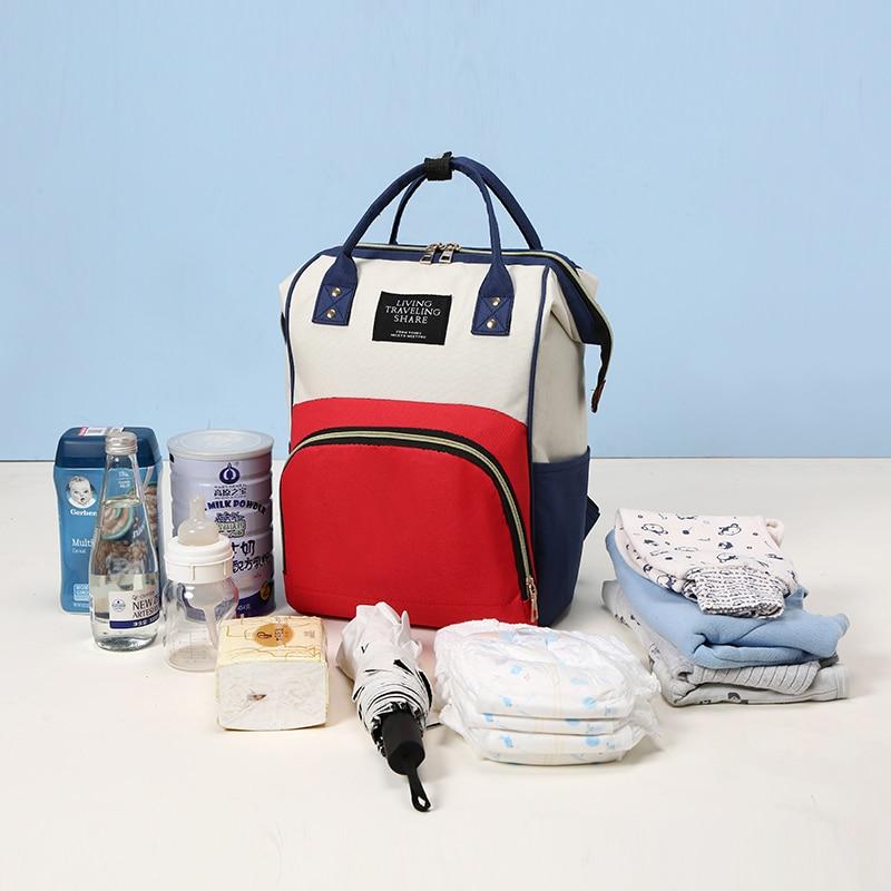 Large Capacity Mummy Bag Maternity Nappy Bag Travel Backpack Nursing Bag for Baby Care Women's Fashion Bag