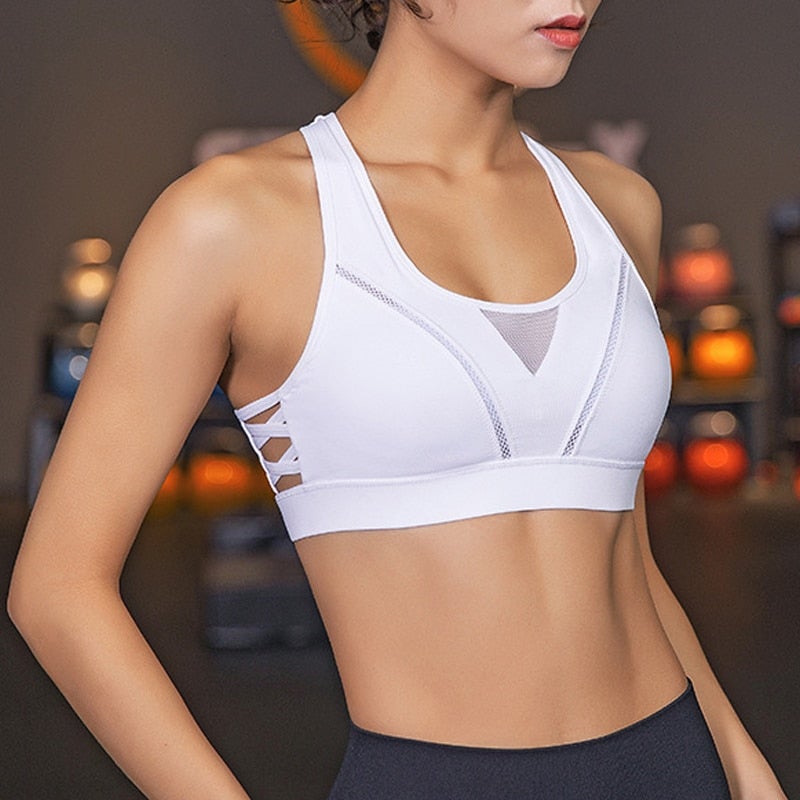 Women Solid Color/Snake Skin Printed Push Up Seamless Sports Bra Fitness Activewear Sport Wear