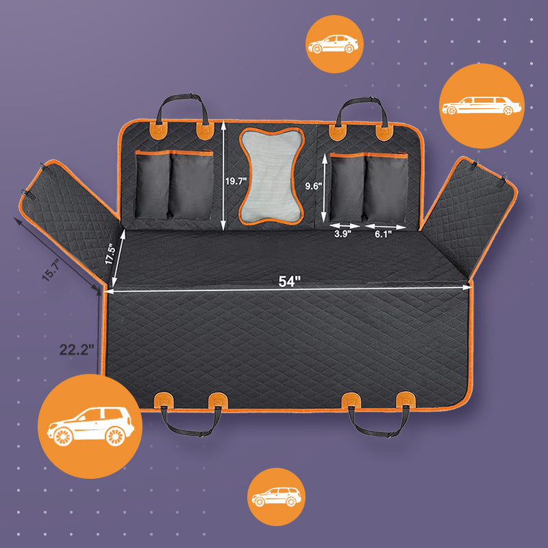 Premium Dog Car Seat Cover Waterproof Hammock Protector
