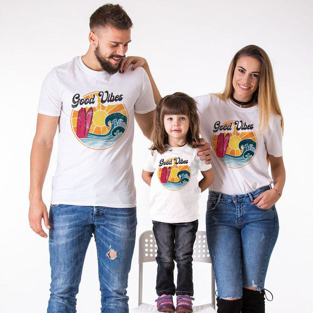 Cute Family Matching Outfits Short Sleeve T-shirt