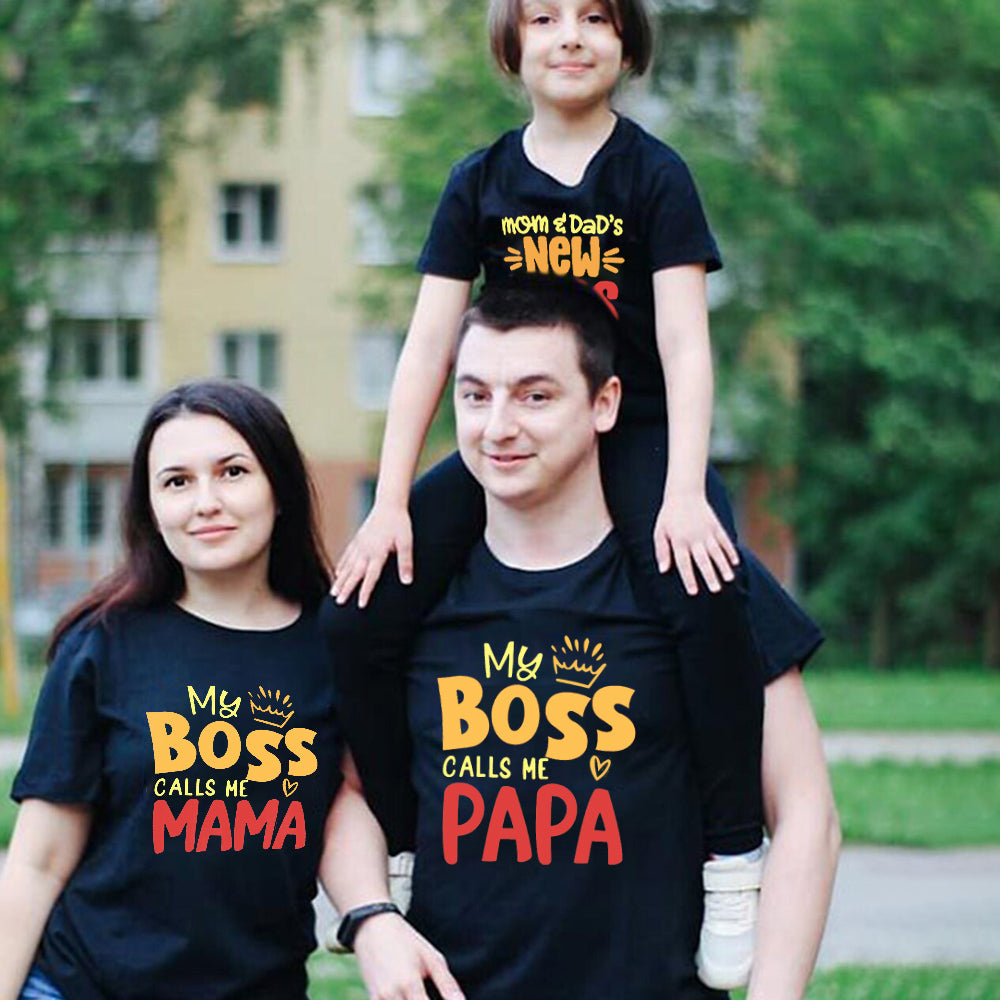 Family Matching Outfit Short Sleeve T-Shirt