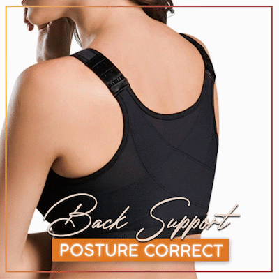 Front Closure Back Support Posture Bra